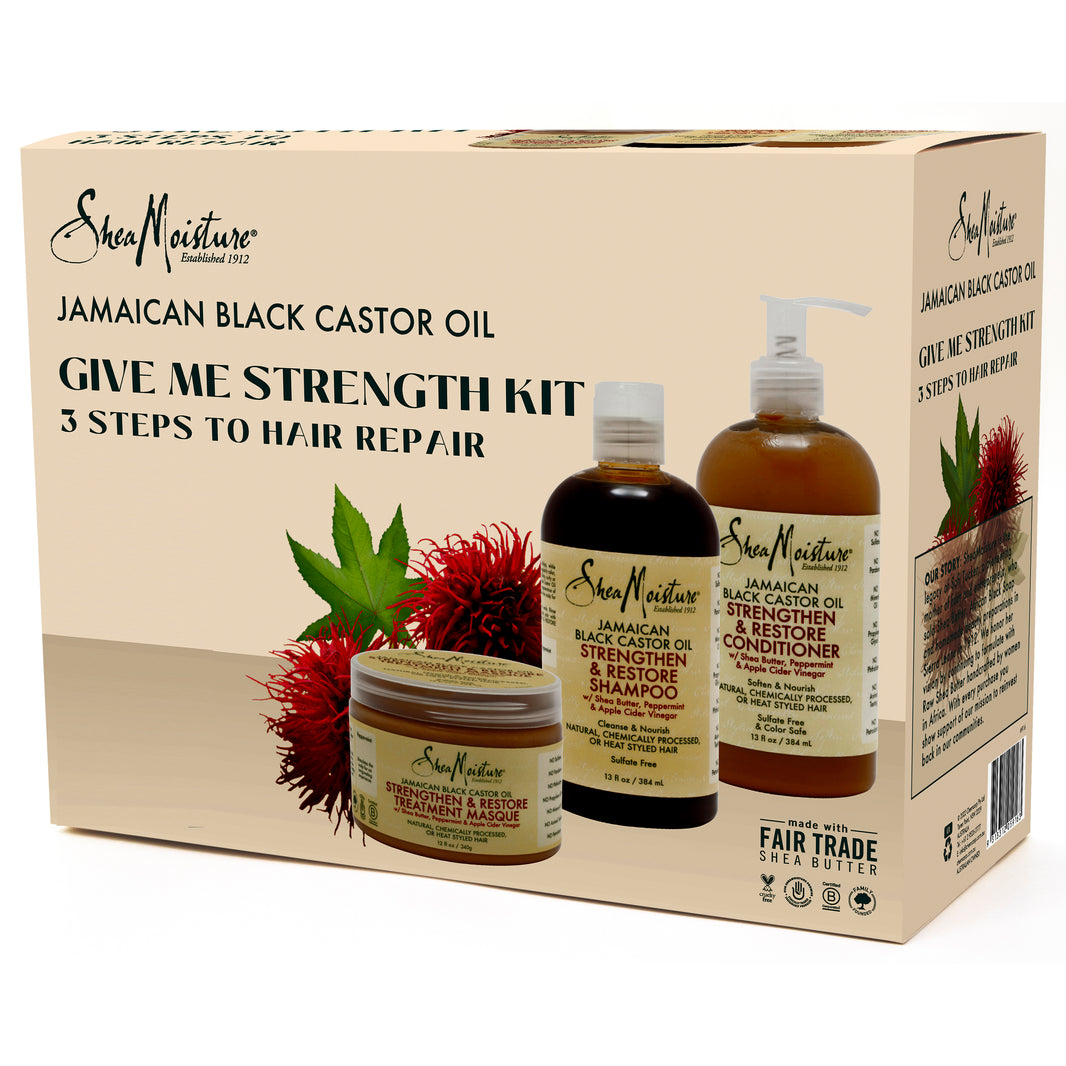 Jamaican Black Caster Oil Strengthen Kit 3pk