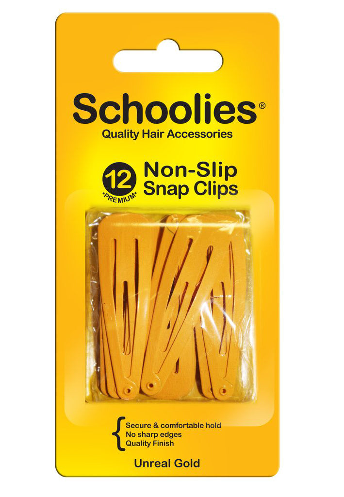 Schoolies Snap Clips 12pc - Unreal Gold