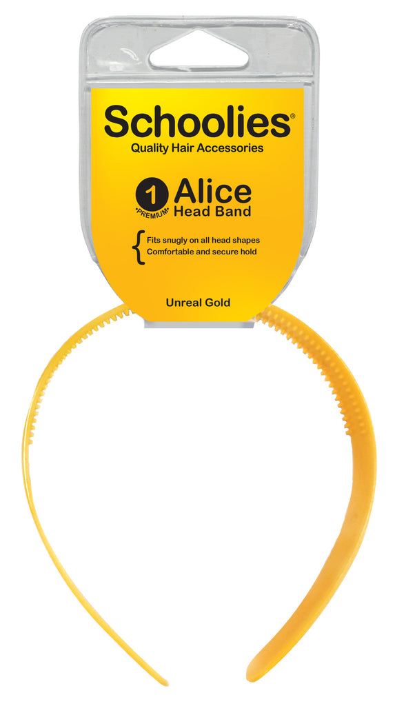 Schoolies Alice Head Band - Unreal Gold