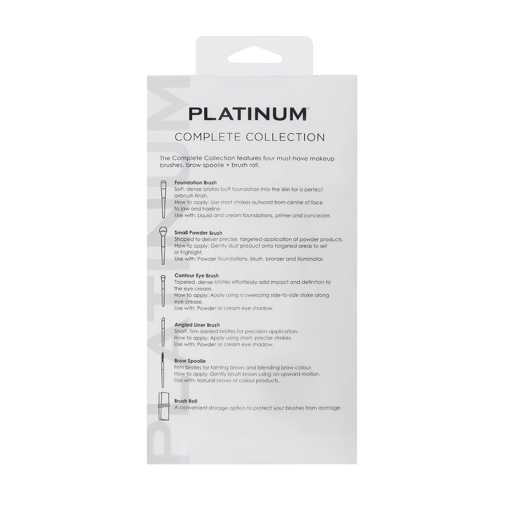 PLATINUM Complete Collection (5 brushes + wrap)