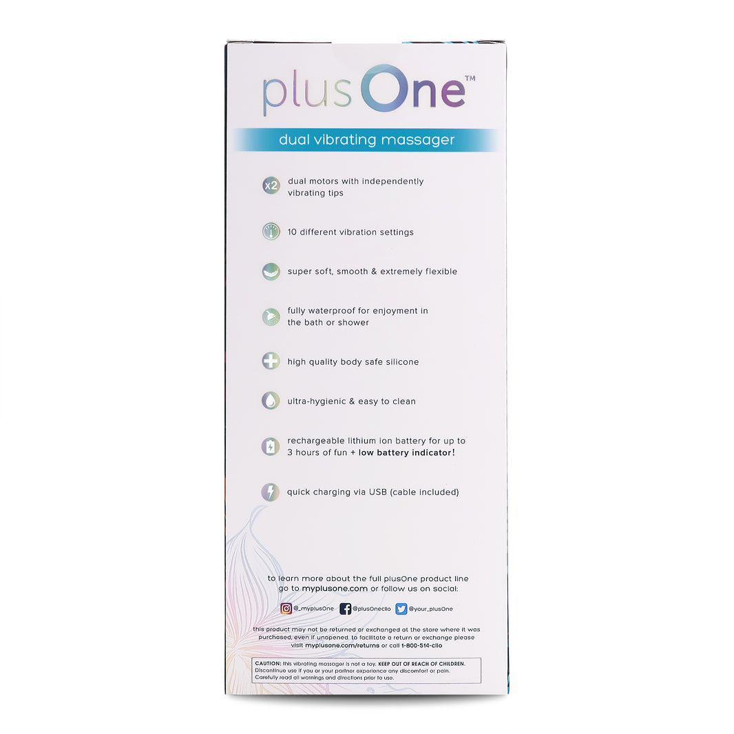 plusOne® Dual Vibrating Massager