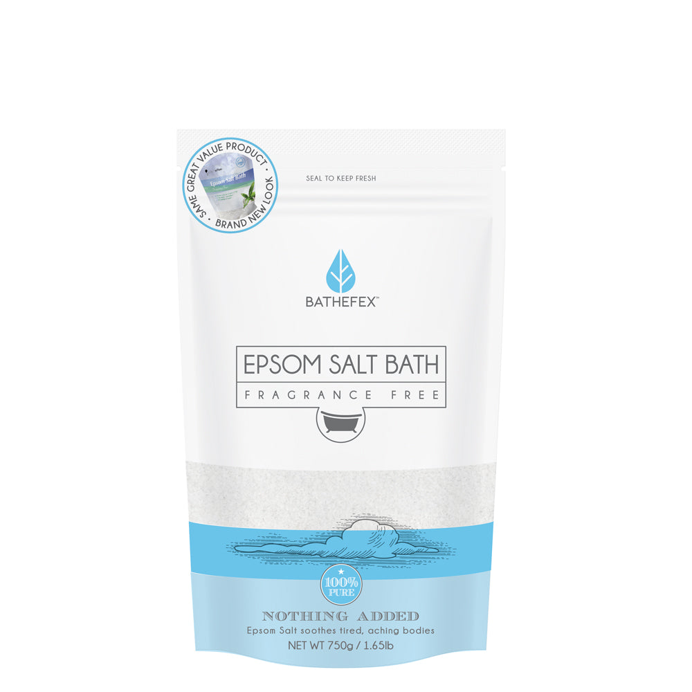 Bathefex Epsom Salt - Fragrance Free 750g