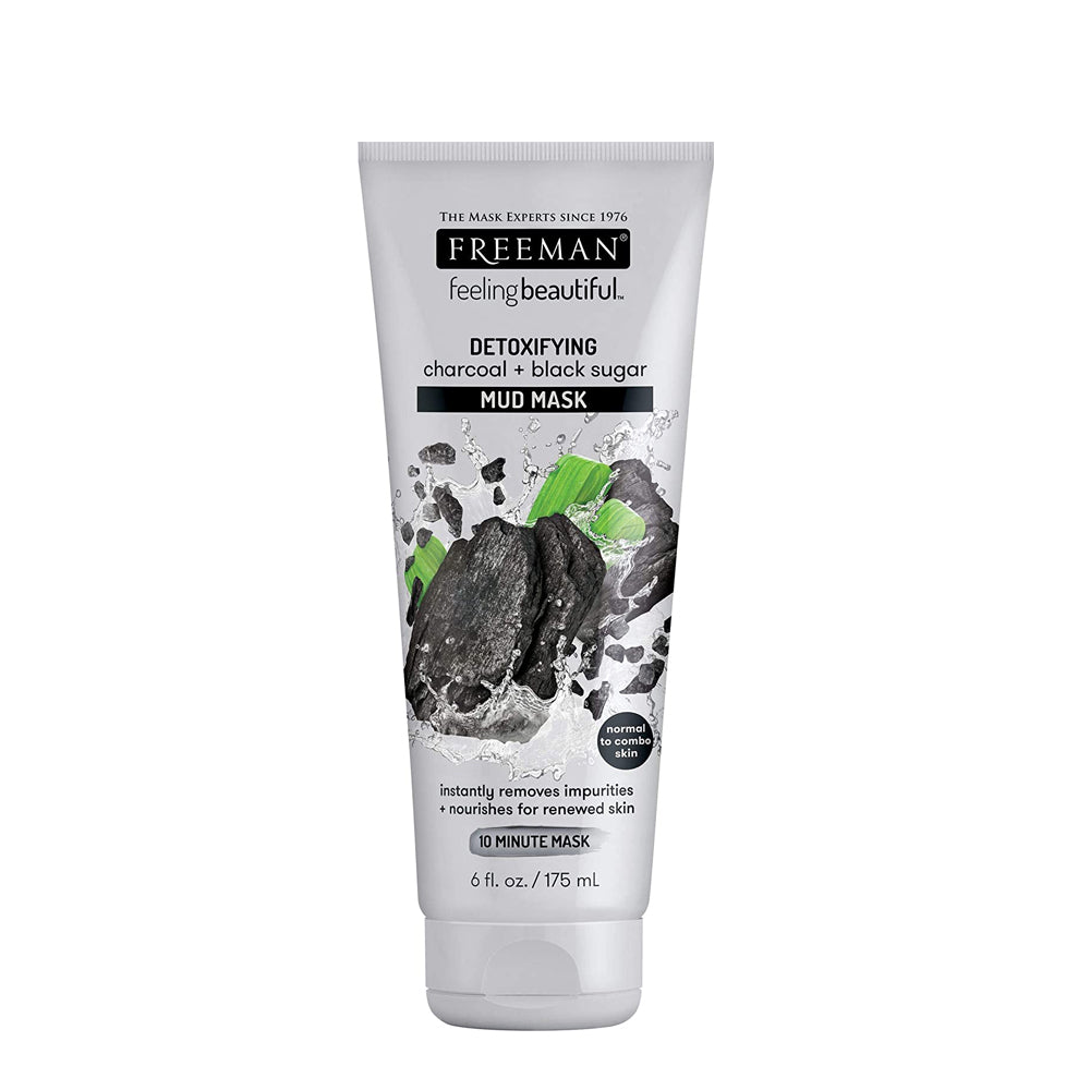 Freeman Detoxifying charcoal + black sugar mud mask