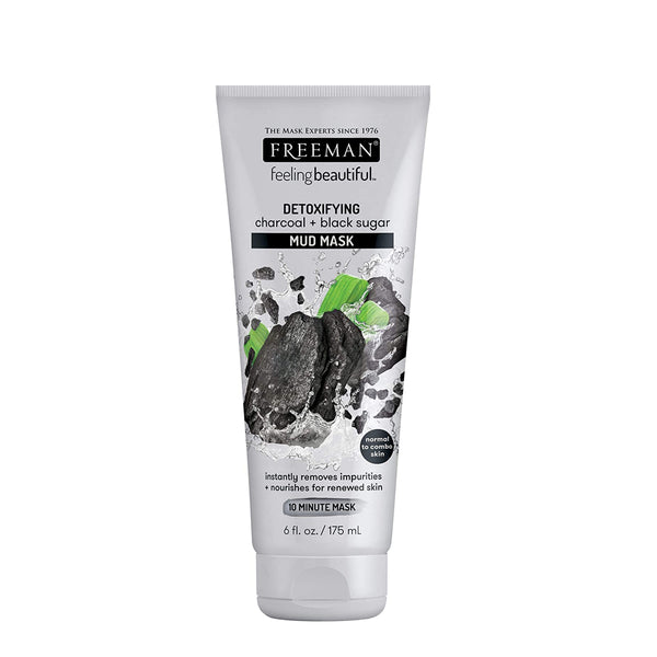 Freeman Detoxifying charcoal + black sugar mud mask