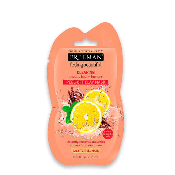 Freeman Clearing sweet tea & lemon clay peel-off mask
